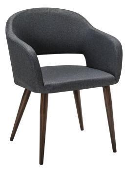 Темно-серый/каркас Темный орех