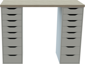 Дуб беленый/белый