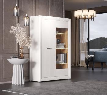 Шкаф БРВ Мебель MALTA B136-REG1W1D с подсветкой