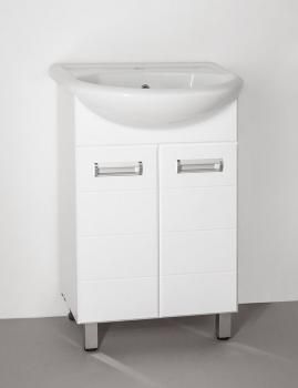 Тумба с раковиной Style Line Ирис 55 + Умывальник Уют 55