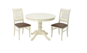 Слоновая Кость/Ромб Коричневый