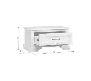 Тумба для обуви БРВ Мебель STYLIUS B169-KOM1S