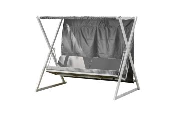 Каркас серебрянный/Серый рис. без рисунка
