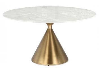 белый мрамор / сатинированное золото