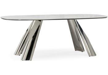 белый мрамор carla larkin / хром