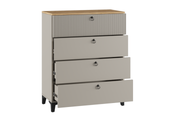 Комод Woodville Ника 4Я с направляющими ПВШ