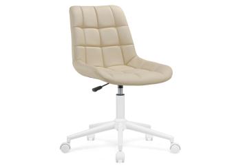 экокожа бежевая / белый