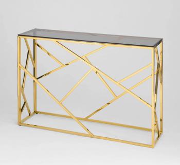 Стекло smoke/Сталь золото