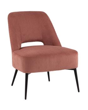 Велюр рельефный коралловый