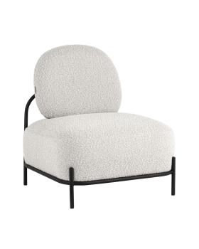 Ткань букле молочный