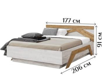 Кровать КМК Скандинавия 1600 0905.1