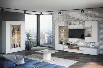 Дуб Сонома/Белый Бриллиант