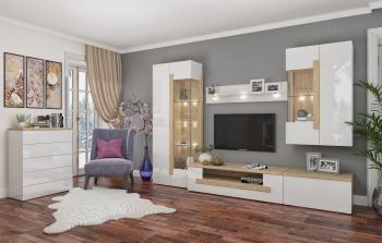 Дуб Сонома/Белый Бриллиант