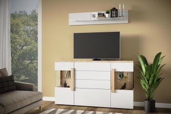 Дуб Сонома/Белый Бриллиант