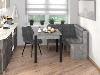 Кухонный набор Betel Скамья угловая Квадро + Стул Рим + Стол Милан-1 нераздвижной