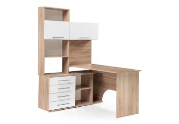 дуб сонома/белый