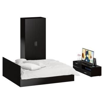 Венге/Фасады Мдф Чёрный Глянец