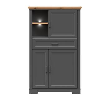 Шкаф БРВ Мебель JASMIN REG3D1S с подсветкой