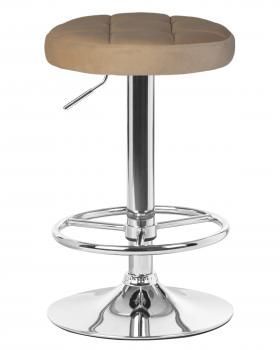 сиденье бежевый велюр (MJ9-10),основание хром