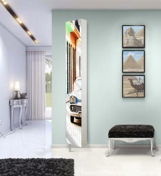 Поворотный зеркальный шкаф Shelf Lupo Art