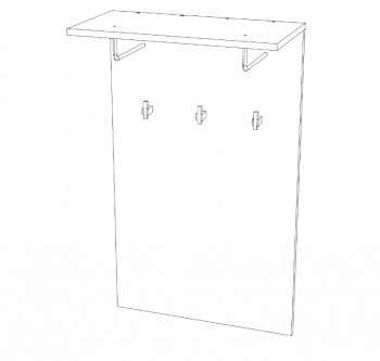 Вешалка Сильва