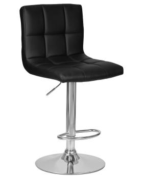 сиденье черный, основание хром