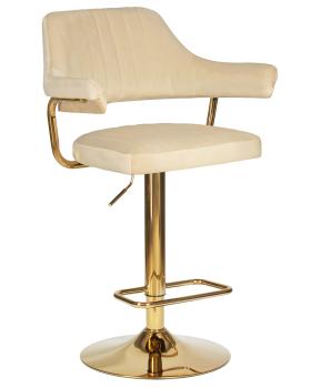 Бежевый велюр, золото