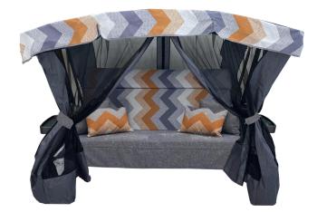 Каркас графит/Серый рис.зигзаг