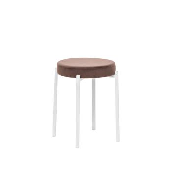 Белый/Велюр Ultra Chocolate