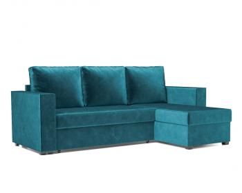 Бархат сине-зеленый