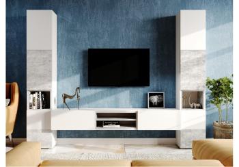 белый / бетон светлый