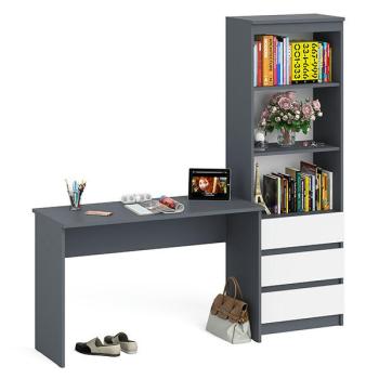 Графит/белый