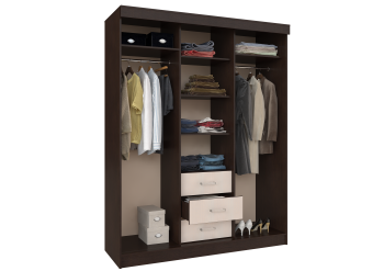 Шкаф-купе BTS Маэстро на 1700