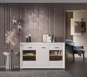 Тумба БРВ Мебель MALTA B136-REG2W1D с подсветкой