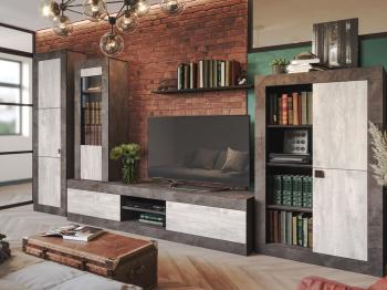 Шкаф с витриной КМК Лондон 1Д 0467.21