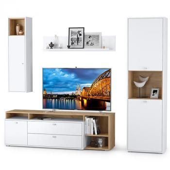 Дуб крафт золотой/белый премиум