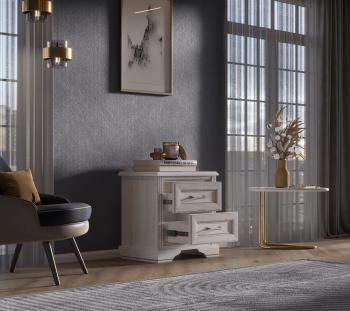 Тумба прикроватная БРВ Мебель STYLIUS B169-KOM2S