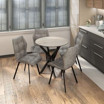 СМ-12/Черный/велюр Графит