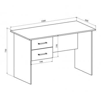 Стол с тумбой Compass ОФ-111К+ОФ-21