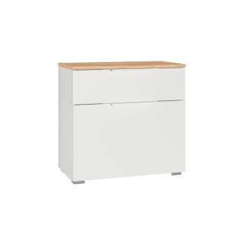 Белый PE шагрень/Дуб Золотой CRAFT