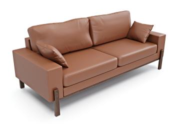 Экокожа коричневая