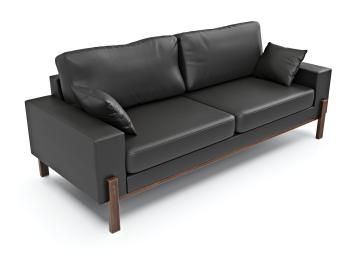 Экокожа черная