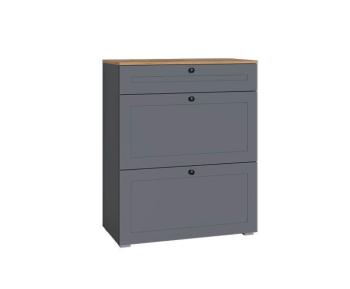 Серый Графит 0162 РЕ/Дуб Вотан