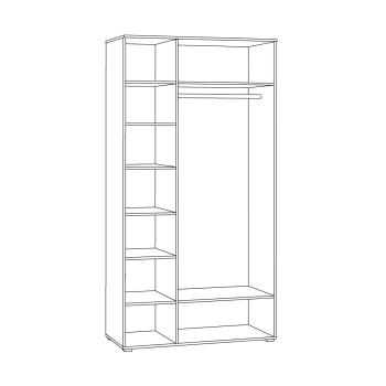 Шкаф для одежды Mobi Остин 13.336.03