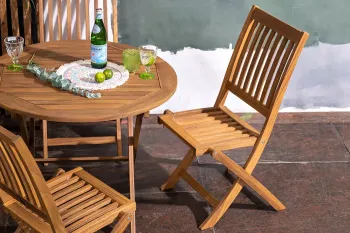 Стол из акации Joygarden OXFORD 90 см складной