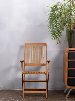 Стул из акации Joygarden OXFORD складной с подлокотниками