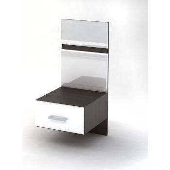 Венге/белый глянец