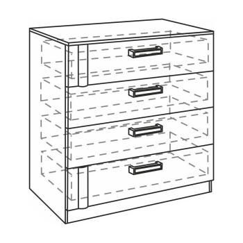 Комод Ника Walker М6