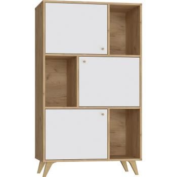 Дуб крафт/белый структурный