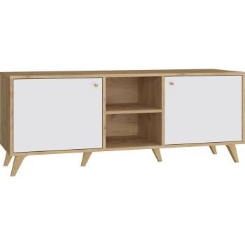 Дуб крафт/белый структурный